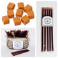 5 Pack CARAMEL HONEY TEASERS Natural Honey Snack Sticks Honeystix Straws