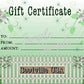 Seedville USA Shop Gift Certificate - Garden Gate Design - By Email or Postal Mail - You Choose Amount