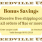 Seedville USA Shop Gift Certificate - Sunflower Design - By Email or Postal Mail - You Choose Amount