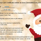 Seedville USA Shop Gift Certificate - Christmas Design - By Email or Postal Mail - You Choose Amount