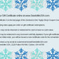 Seedville USA Shop Gift Certificate - Season's Greetings Hanukkah or Christmas Design - By Email or Postal Mail - You Choose Amount