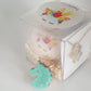Crystal Unicorn Bath Bomb for Girls with Crystal Necklace gift, Surprise Glitter Ring, Gift Idea, Back to School, Rhinestones, rainbow