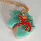 Unicorn Bath Bomb Gift for Girls with 4 XL Bath bombs each with a Surprise Necklace Inside (Unicorn)