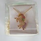 Crystal Unicorn Bath Bomb for Girls with Crystal Necklace gift, Surprise Glitter Ring, Gift Idea, Back to School, Rhinestones, rainbow