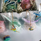Unicorn Bath Bomb Gift for Girls with 4 XL Bath bombs each with a Surprise Necklace Inside (Unicorn)