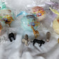 GIFT SET with 6 SAFARI Animals Bath Bombs with "Surprise" Jungle Animals inside