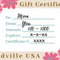 Seedville USA Shop Gift Certificate - Pink Flower Design - By Email or Postal Mail - You Choose Amount