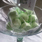 14 bath bombs in Key Lime Pie fragrance, gift bag bath fizzies with shea butter, great for kids...and adults too