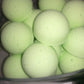 14 bath bombs in Key Lime Pie fragrance, gift bag bath fizzies with shea butter, great for kids...and adults too