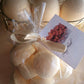 14 bath bombs in Honey Almond fragrance gift bag bath fizzies, ultra moisturizing for a luxurious bath