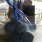 14 bath bombs in French Lilac, gift bag bath fizzies, great for dry skin, shea, cocoa, 7 ultra rich oils