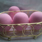 14 bath bombs in Plumeria fragrance, gift bag bath fizzies, great for dry skin, shea, cocoa, 7 ultra rich oils