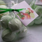 14 bath bombs in Coconut, Lime, Verbena, gift bag bath fizzies, great for dry skin, shea, cocoa, 7 ultra rich oils