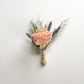 Dried Flowers for Weddings with Pink Peony and Lavender / Dried Bridal bouquet / Rustic Boho Bridesmaid bouquet / Wildflower bouquet