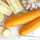 50 GOLDEN ZUCCHINI Heirloom Summer Bush Squash Cucurbita Pepo Yellow Vegetable Seeds