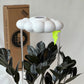 Original Dripping Rain Cloud with Neon Lightning Bolt Charm
