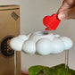Original Dripping Rain Cloud with Red Heart and Rainbow Charms