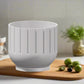 Modern Indoor Planter with Drainage – 3D Printed Fluted Plant Pot, Vertical Ribbed Design, Minimalist Decor Accent, Mid-Bubble