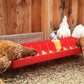 Little Giant Plastic Poultry Trough Feeder - 20 Inch Wide Spacing for Chickens & Ducks