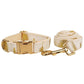 Ivory Gold Leaf Velvet Set