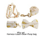 Ivory Gold Leaf Velvet Set