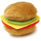 Jeffers American Grill Time Plush Squeaker Dog Toys - Hamburger or Hot Dog