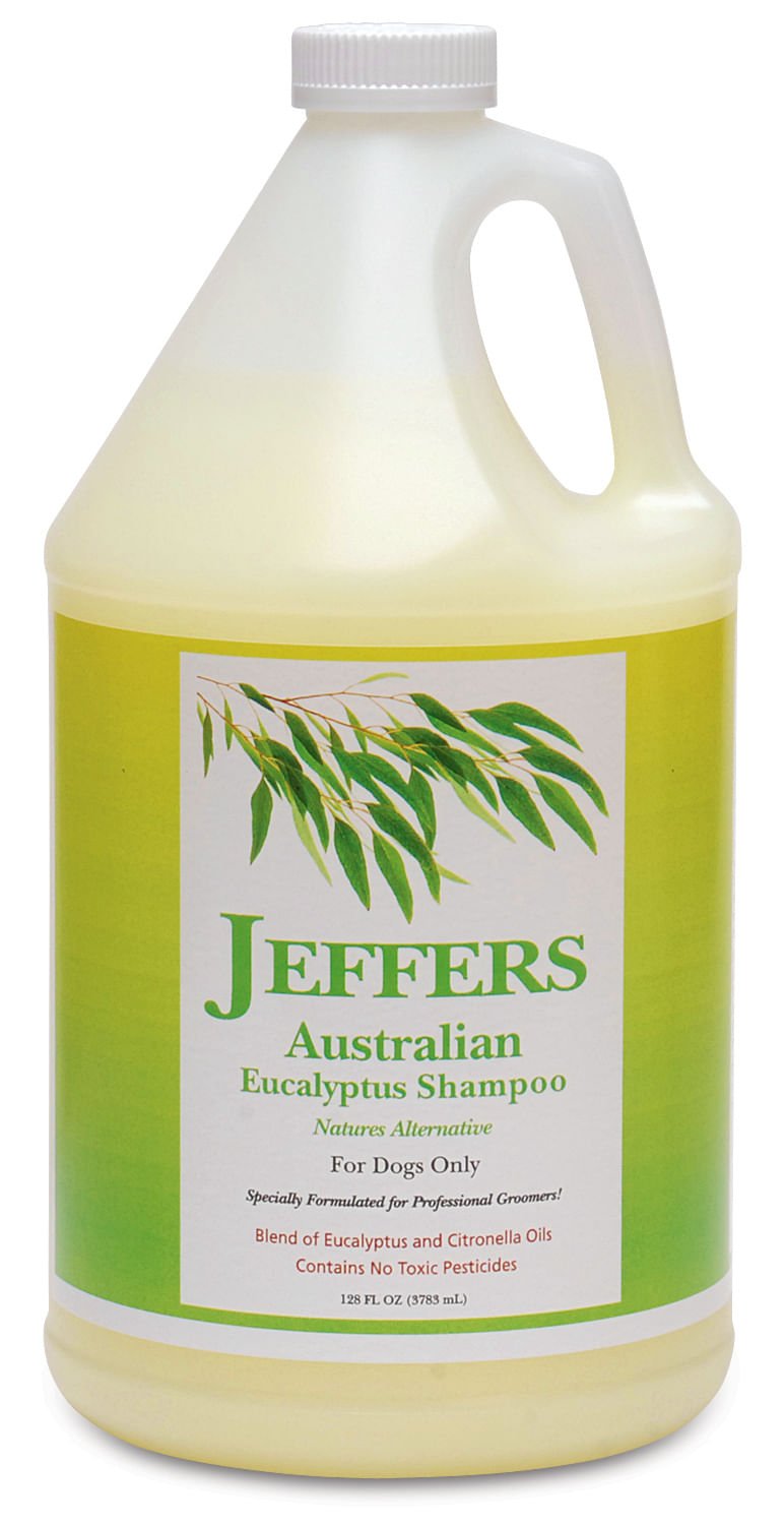 Jeffers Australian Eucalyptus All-Natural Dog Shampoo - Aids in Repelling Fleas, Ticks, Flies & Mosquitos