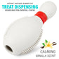 Jeffers Bowling Pin Natural Rubber Treat Dispensing Dental Chew Toy for Dogs