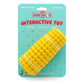 Jeffers Corn Cob Natural Rubber Stuffable Treat Dispenser Dog Dental Chew Toy