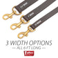 Jeffers Flat Leather Dog Leash with Hand Strap Handle, 6'L