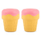 Jeffers Ice Cream Cone Natural Rubber Stuffable Treat Dispensing Dental Dog Chew Toy