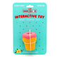 Jeffers Ice Cream Cone Natural Rubber Stuffable Treat Dispensing Dental Dog Chew Toy