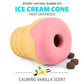 Jeffers Ice Cream Cone Natural Rubber Stuffable Treat Dispensing Dental Dog Chew Toy