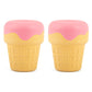 Jeffers Ice Cream Cone Natural Rubber Stuffable Treat Dispensing Dental Dog Chew Toy