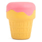Jeffers Ice Cream Cone Natural Rubber Stuffable Treat Dispensing Dental Dog Chew Toy