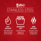 Jeffers Low Profile Stainless Steel Double Diner Pet Bowls