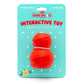 Jeffers Red Classic Stuffable Fetch & Chew Natural Rubber Treat Dispensing Dental Dog Toy