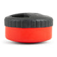 Jeffers Red Hockey Puck Natural Rubber Treat Dispensing Dental Dog Chew Toy