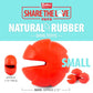 Jeffers Red Millipede Natural Rubber Treat Dispensing Dental Dog Chew Toy