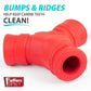 Jeffers Red "Y" Natural Rubber Dental Dog Chew Toy for Medium Chewers