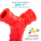 Jeffers Red "Y" Natural Rubber Dental Dog Chew Toy for Medium Chewers