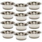 Jeffers Standard-Weight Stainless Steel Food & Water Pet Bowls