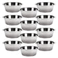Jeffers Standard-Weight Stainless Steel Food & Water Pet Bowls
