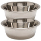Jeffers Standard-Weight Stainless Steel Food & Water Pet Bowls