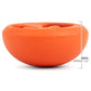 Jeffers Tomato Shaped Natural Rubber Treat Dispensing Dental Dog Chew Toy for Medium-Chewers