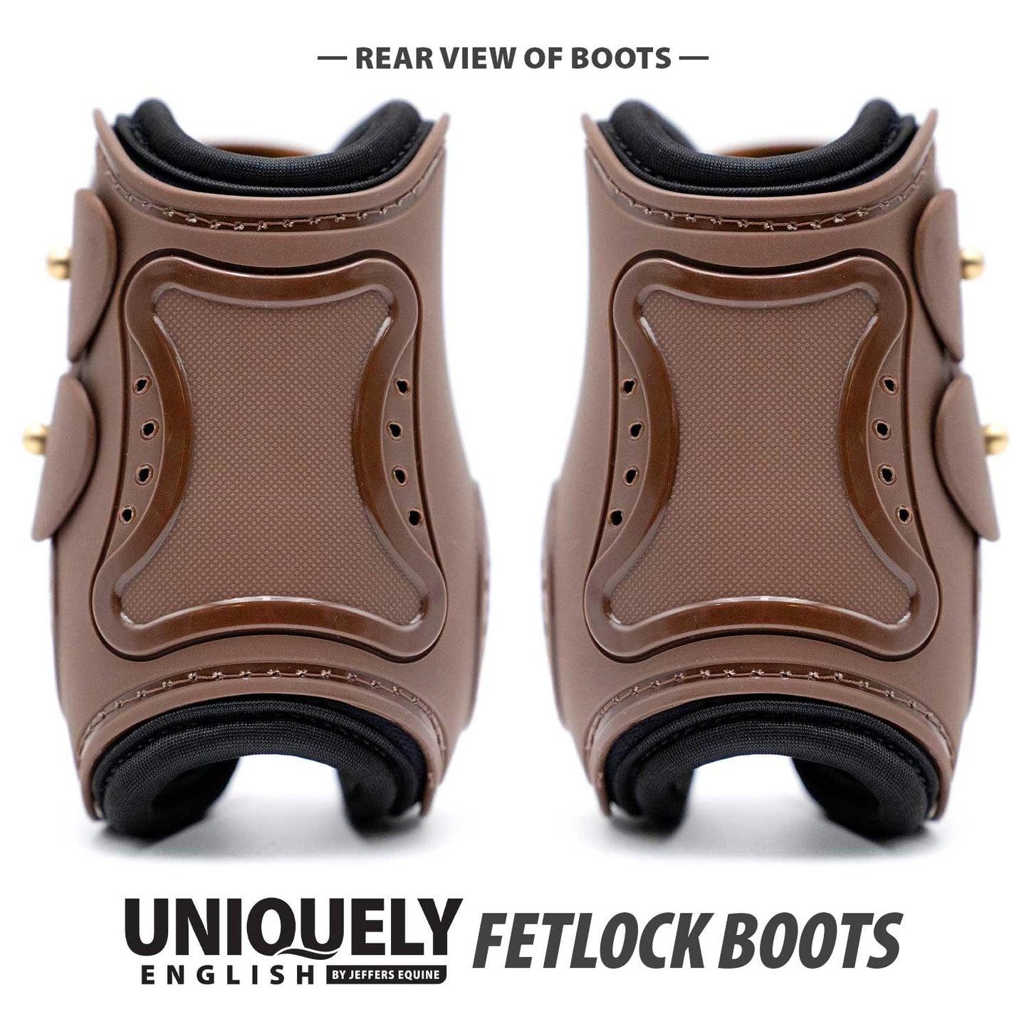 Jeffers Uniquely English Fetlock Boots for Horses, 2-Pack