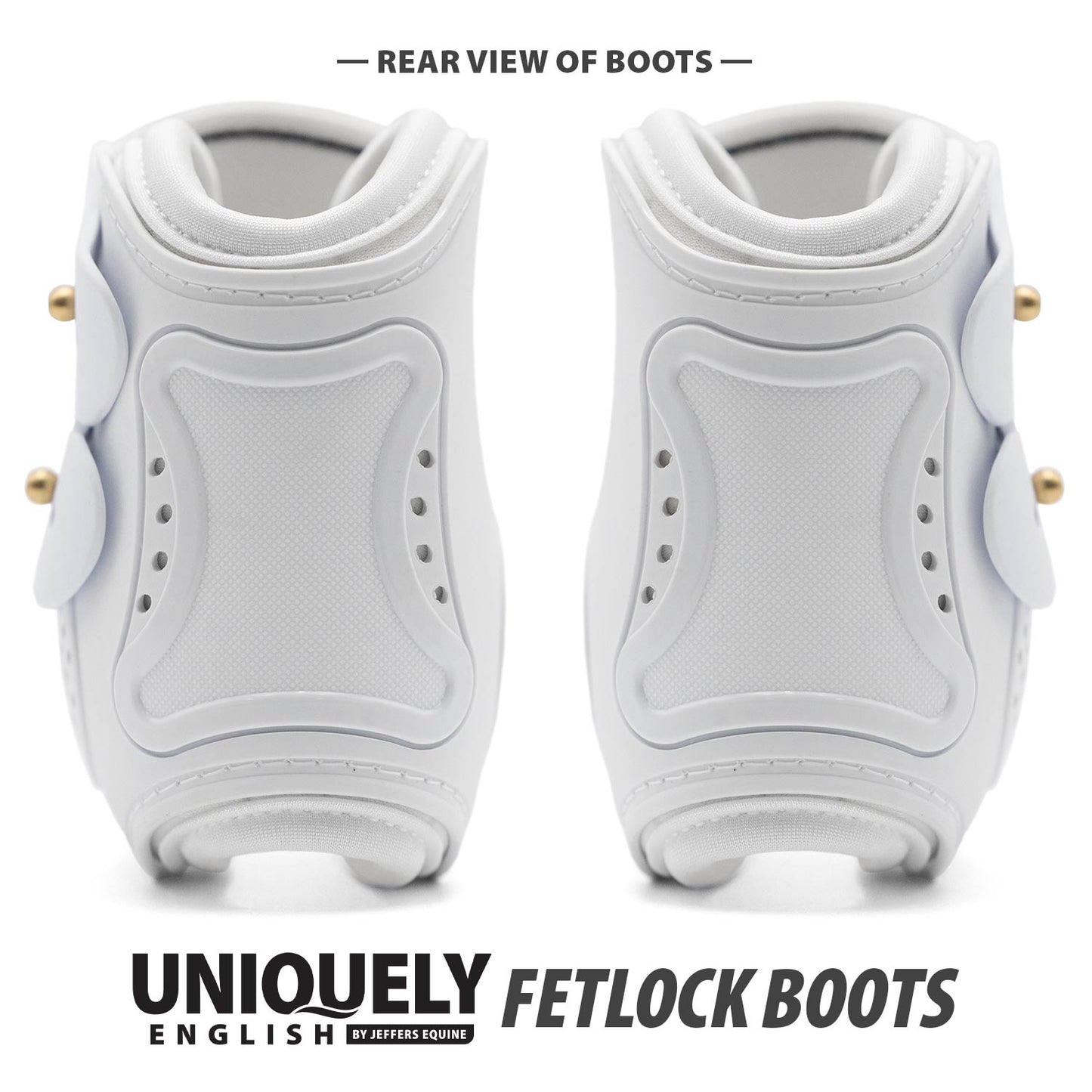 Jeffers Uniquely English Fetlock Boots for Horses, 2-Pack