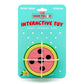 Jeffers Watermelon Natural Rubber Treat Dispensing Dog Dental Chew Toy with Vanilla Scent