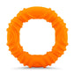 Jeffers Wavy Ring Tugger Natural Rubber Dog Chew Toy for Tug, Fetch & Dental Support