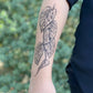 Monstera Vine Temporary Tattoo